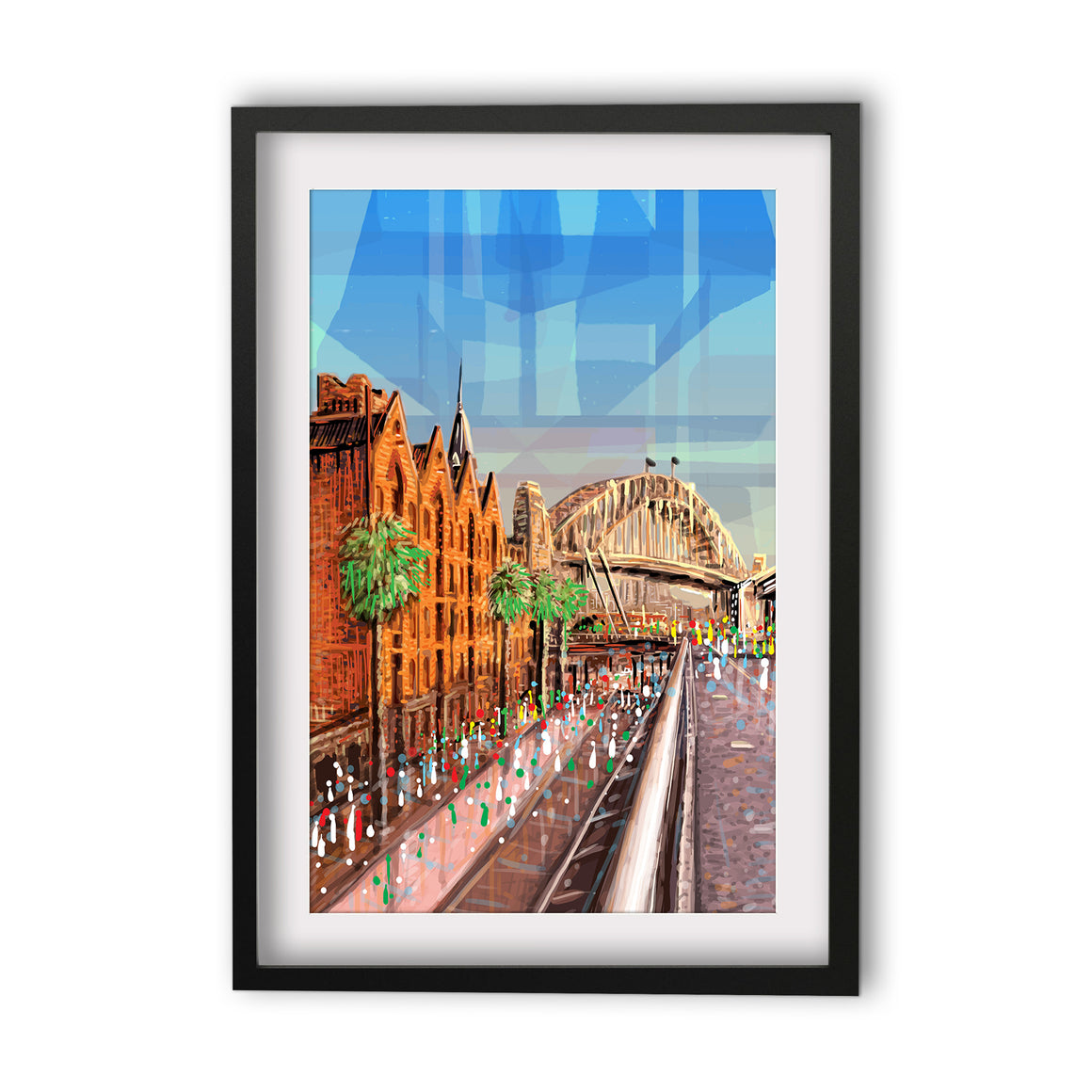 Print (Iconic) - Sydney The Rocks and Harbour Bridge