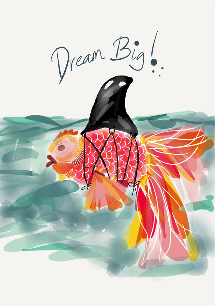 Print Quote - Dream Big Fish