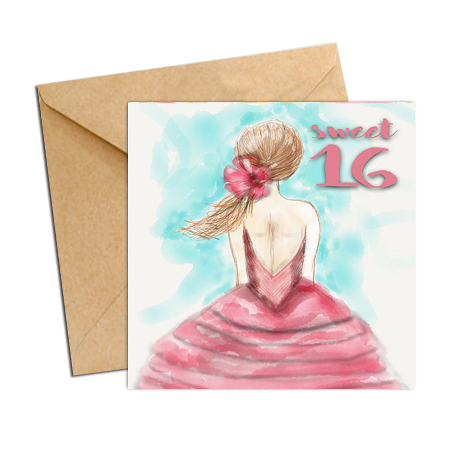 Card - Birthday Age 16