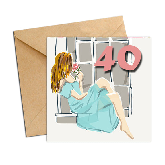 Card - Birthday Age 40