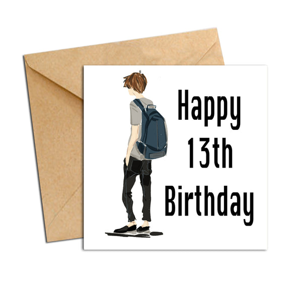 Card - Birthday male 13