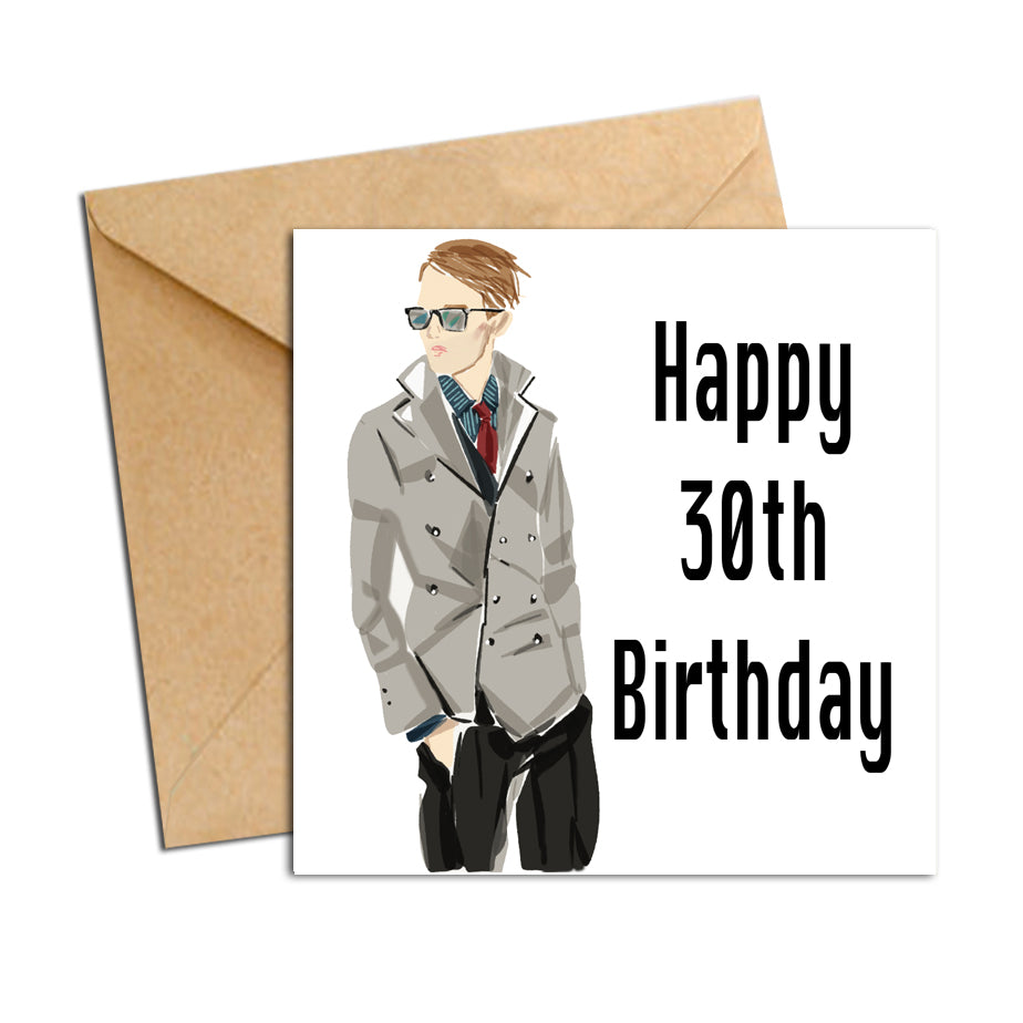 Card - Birthday male 30