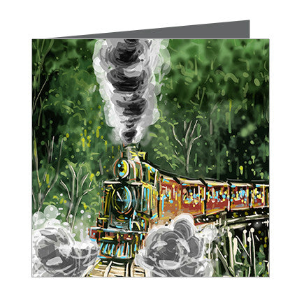 Card - Iconic Melbourne Puffing Billy