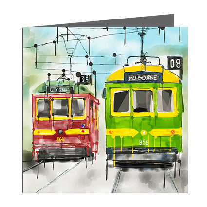 Card - Iconic Melbourne Trams