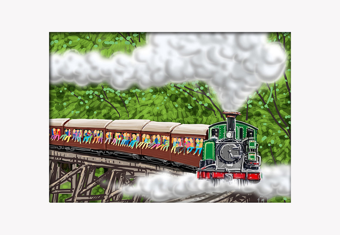 Print (Iconic) - Melbourne Puffing Billy (Landscape)