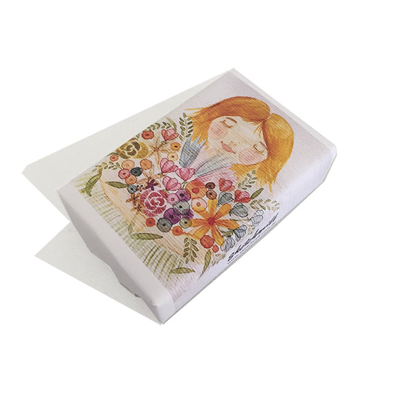 Soap Petite Pear Girl with Blooms