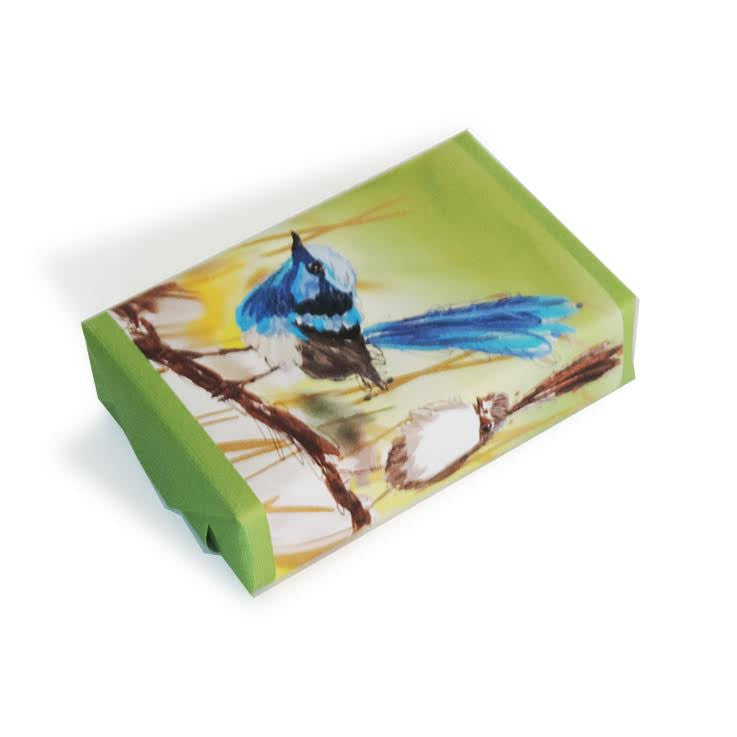 Soap (Australiana Bird) Blue Wren Wrap
